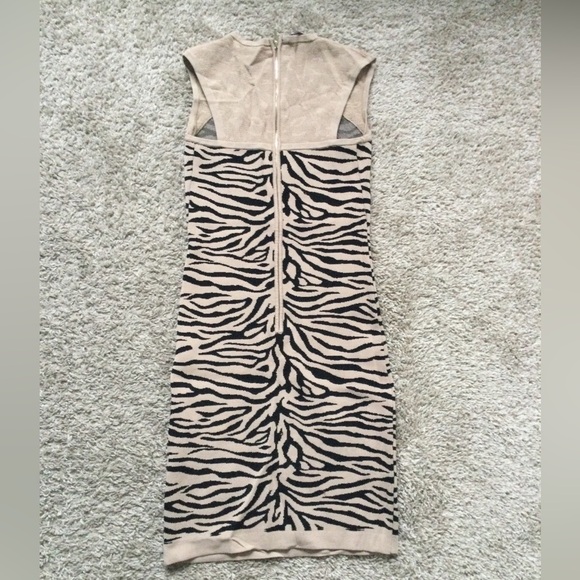 BEBE Tan Zebra Dress - Picture 11 of 12